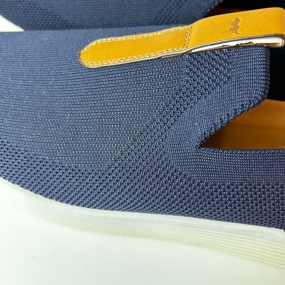 Wolf & Shepherd NWOT Derby Navy SwiftKnit Mesh Leather Slip On Loafer Size 14 - Picture 5 of 15